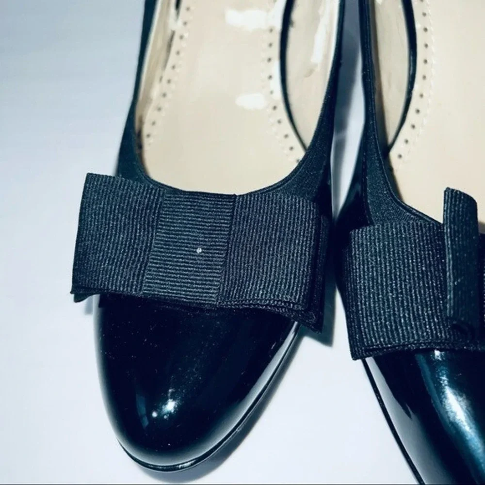 Adrienne Vittadini Black‎ Posy Heels Size 10